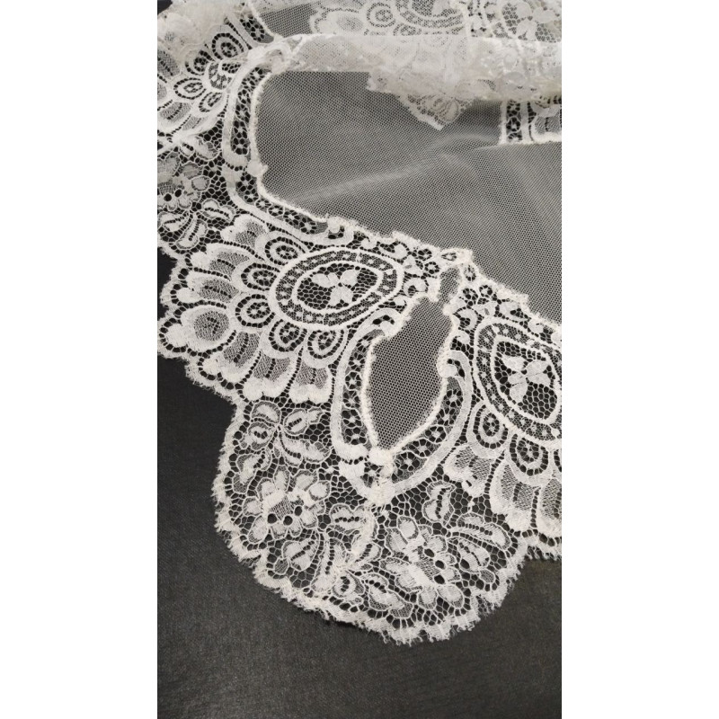 Delantal y Manteleta - blanco beig - 7062