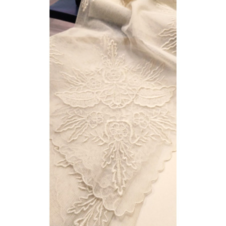 Delantal y Manteleta - beige - 241/OH