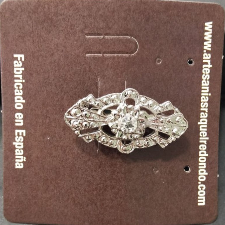 Broche plateado - Raquel Redondo - 1561