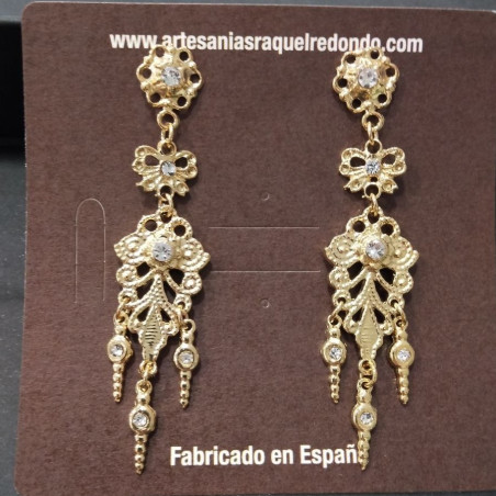 Gold earrings - Raquel Redondo - 4655