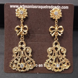Gold earrings - Raquel Redondo - 4758