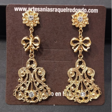 Gold earrings - Raquel Redondo - 4758