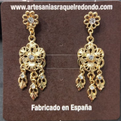 Gold earrings - Raquel Redondo - 4661