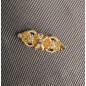 Broche Regional - Flores perlas y cristal Broche Regional - Flores perlas y cristal