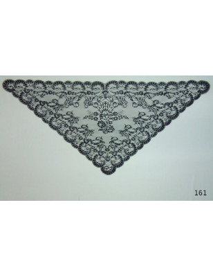Mantilla - triangular - negra - R161 - J.Pertiñez