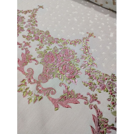 Classic Floral Brocade Fabric