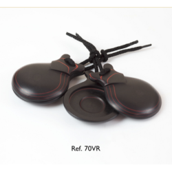 Castañuelas Fibra - 70 V/Rojo (Profesional) - Jale