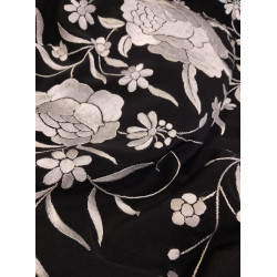 Mantón de Manila - Negro - 1010620N