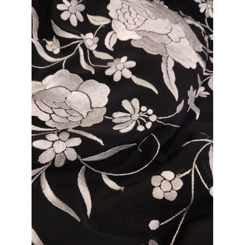 Mantón de Manila - Negro - 1010620N