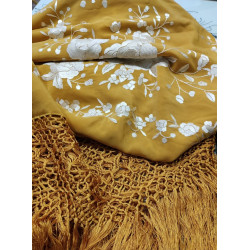 Manila Shawl - Ocher - 1011017N